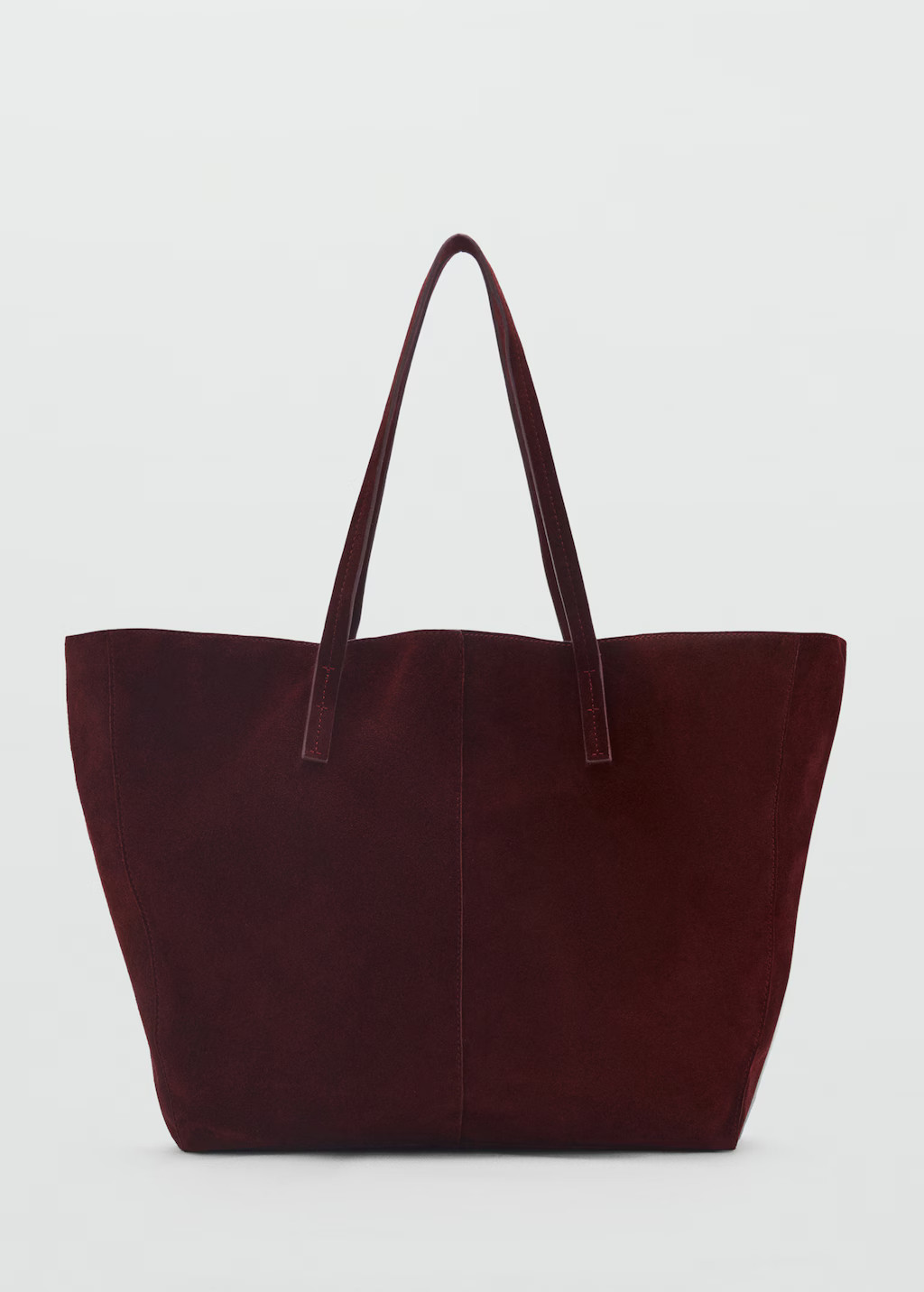 Suede shopper bag - Women | MANGO USA | Mango (US/MX/AU)