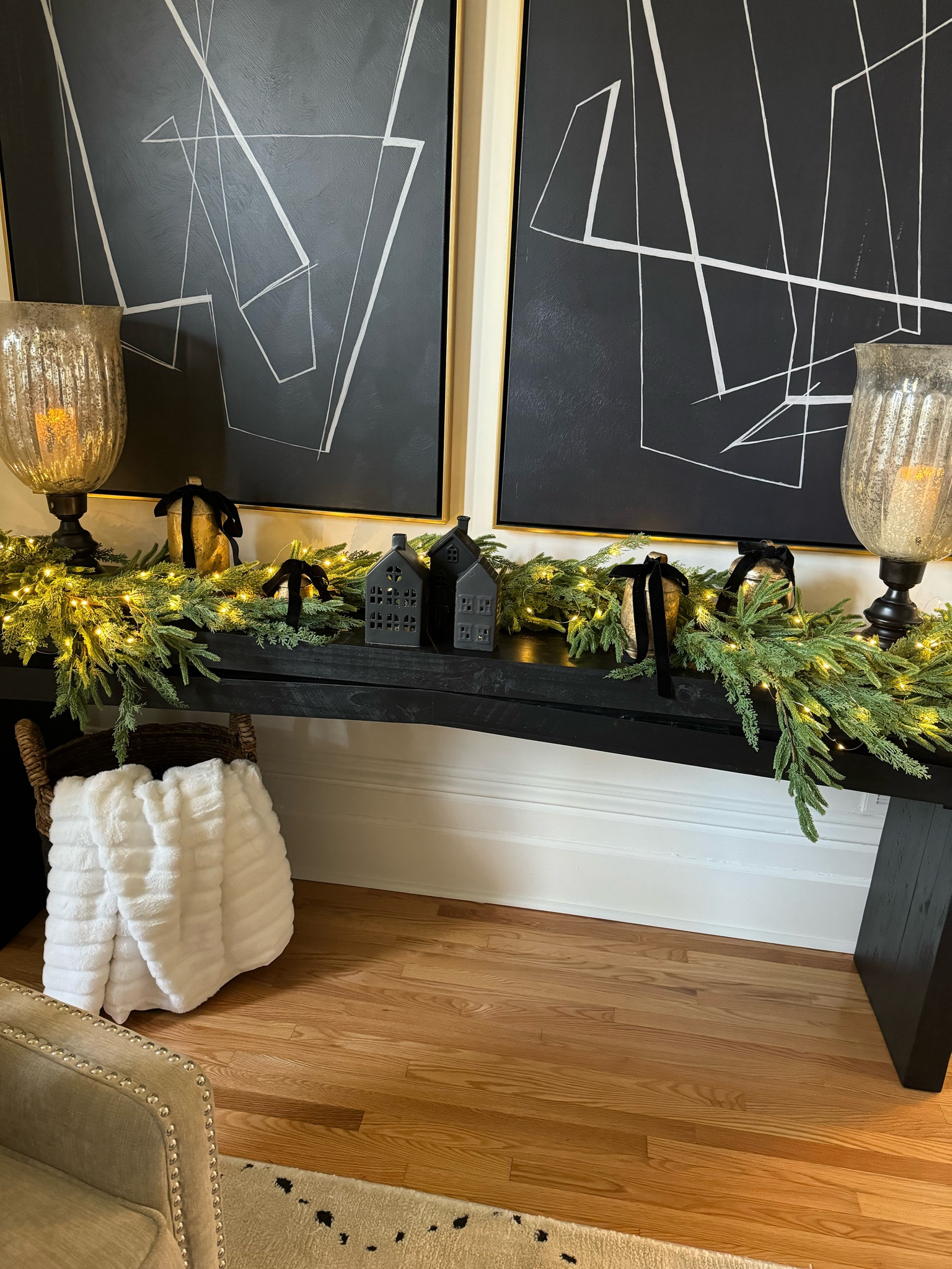 Loving my new garland- 9 ft long - cypress and Norfolk. Absolutely so full. It’s perfect  

#LTKHoliday #LTKSeasonal #LTKHome