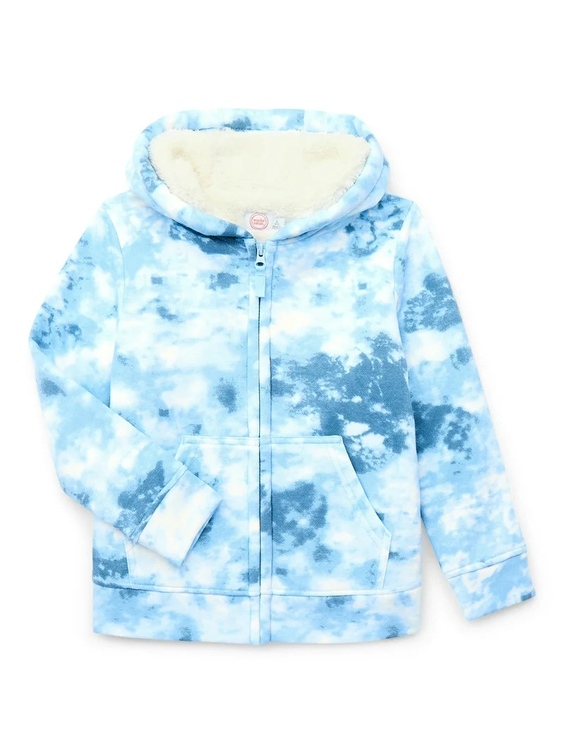 Wonder Nation Boys Kid Tough Hoodie with Long Sleeves, Sizes 4-18 & Husky | Walmart (US)