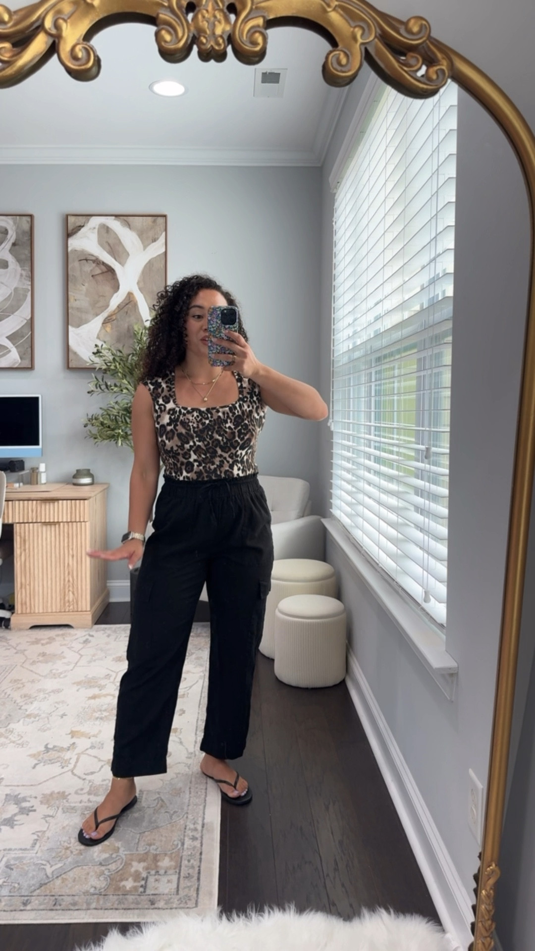 Wearing a medium in the Walmart animal print top and linen pants! 

#LTKSummerEdit #LTKSaleAlert #LTKTravel