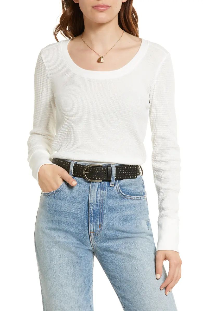 Long Sleeve Thermal Knit Top | Nordstrom