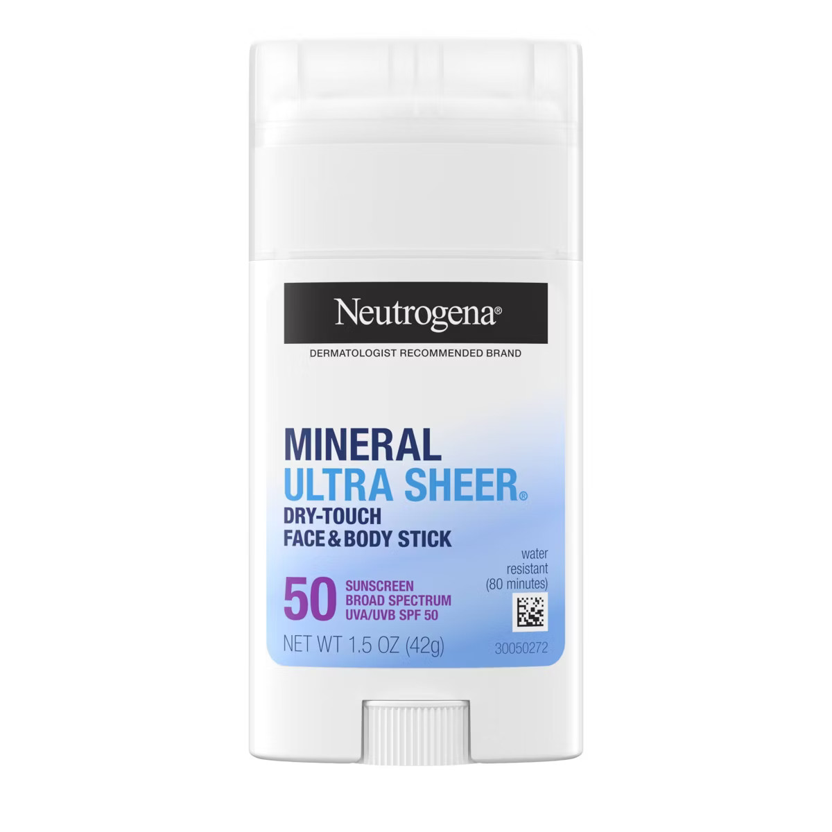Neutrogena Mineral Ultra Sheer Face and Body Sunscreen Stick - SPF 50 - 1.5oz | Target