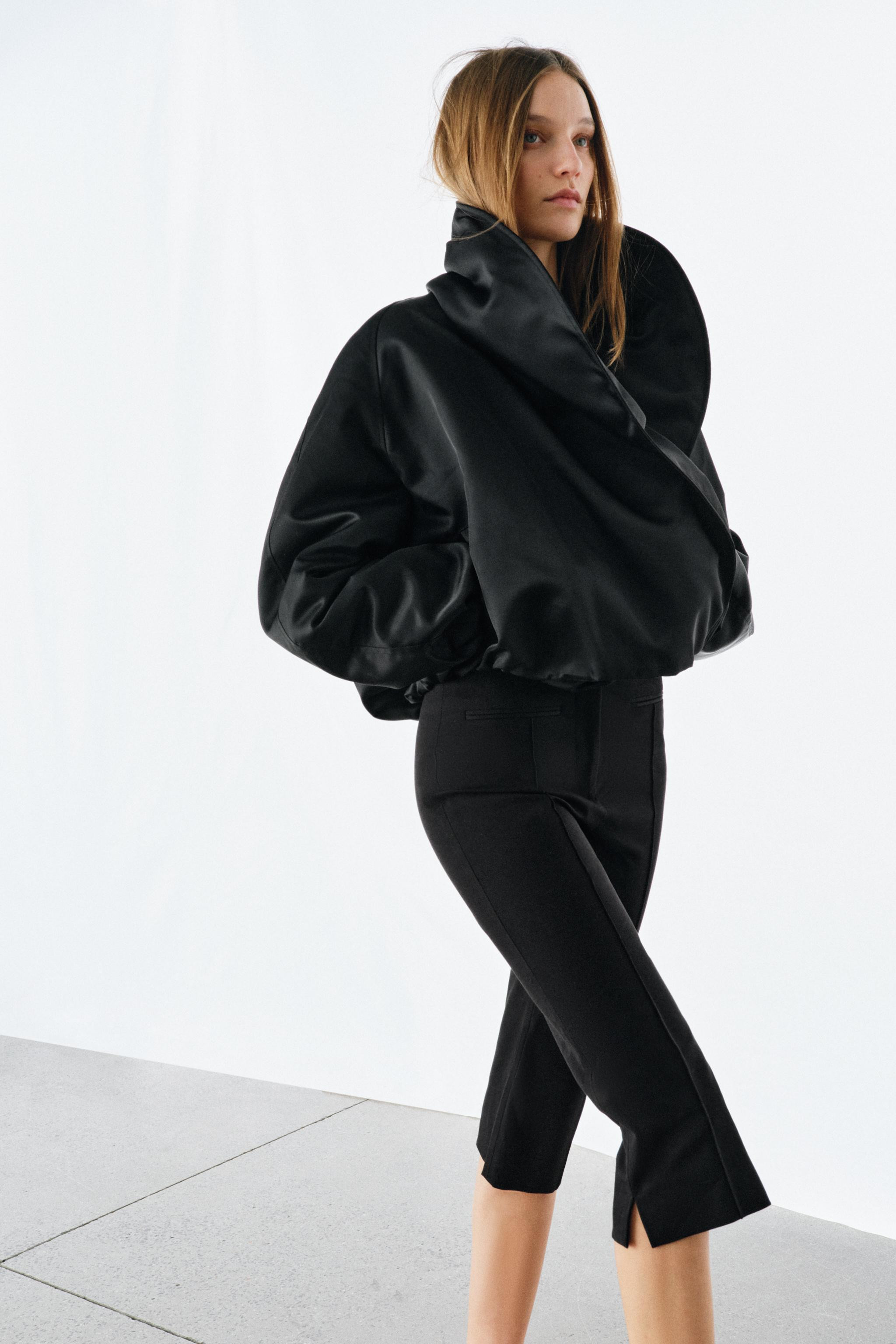 ZW COLLECTION PADDED BOMBER JACKET | Zara US