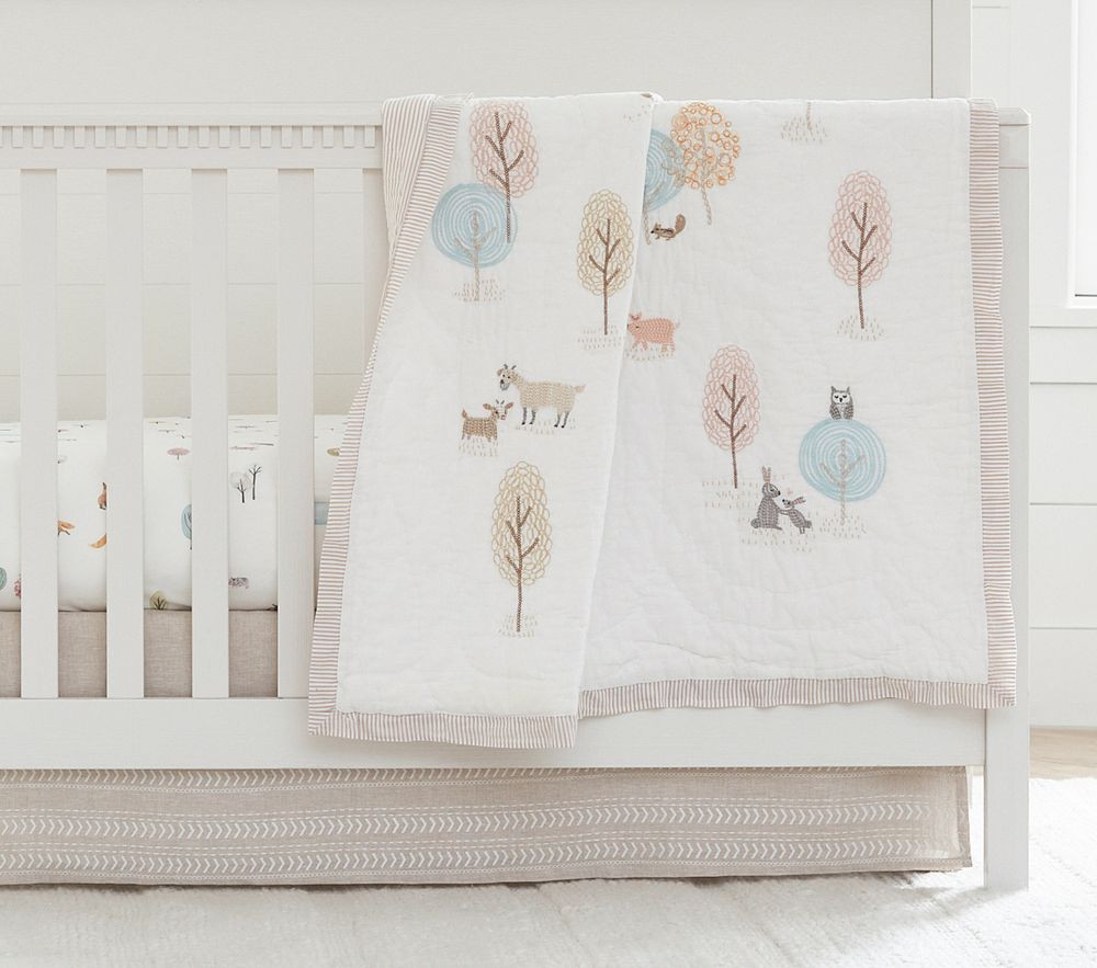 Dakota Woodland Baby Quilt | Pottery Barn Kids