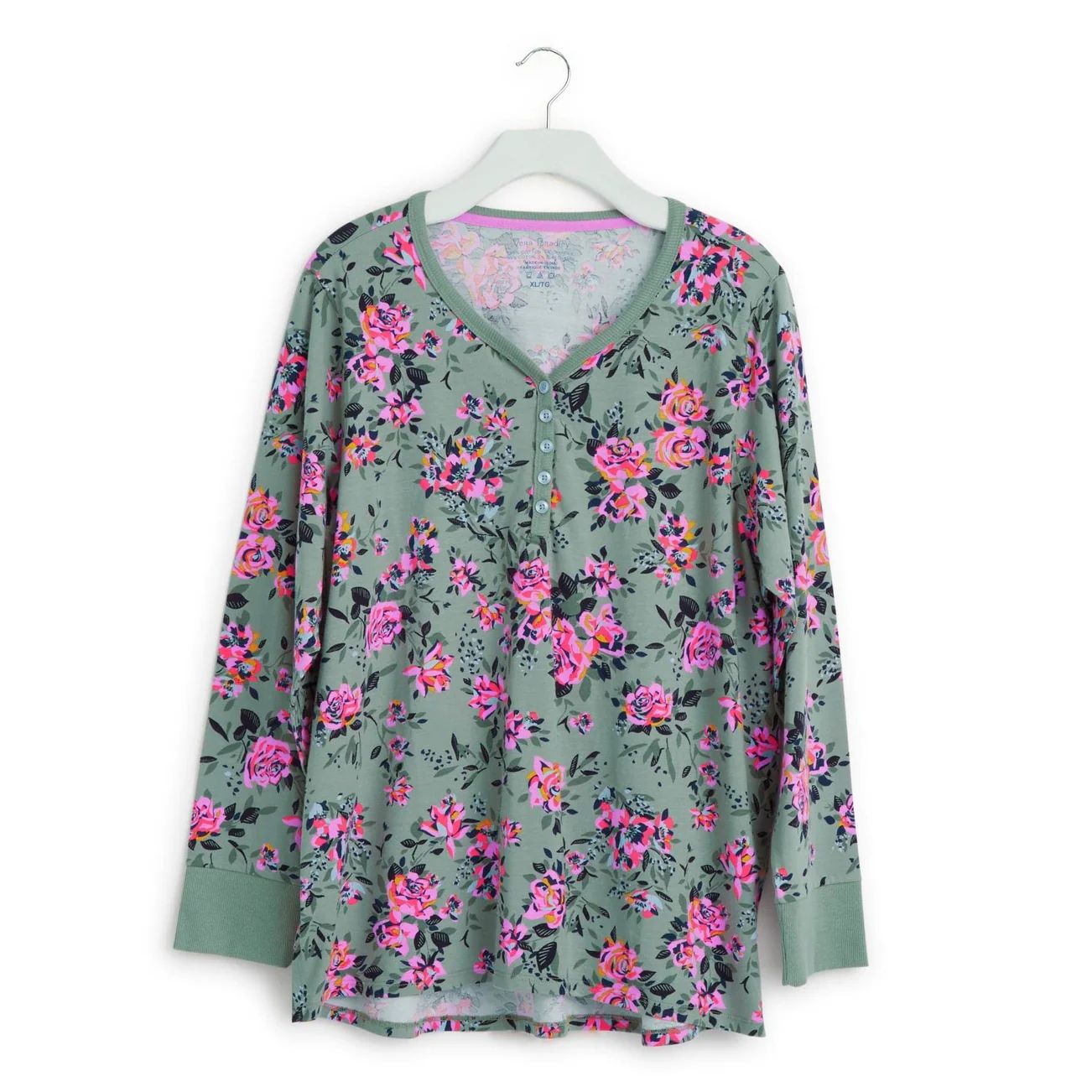 Long-Sleeved Pajama Shirt | Vera Bradley