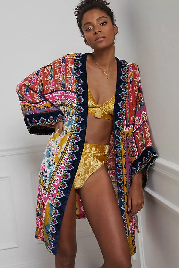 Zadie Velvet Robe By Anthropologie … curated on LTK