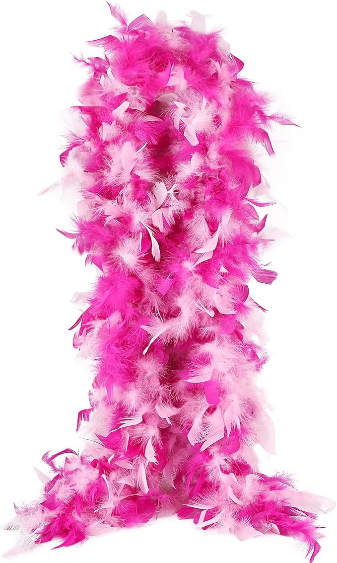 THARAHT Chandelle Feather Boa 19 Color-38g/55g100g 2Yard Dancing Wedding Party Halloween Costume ... | Amazon (US)