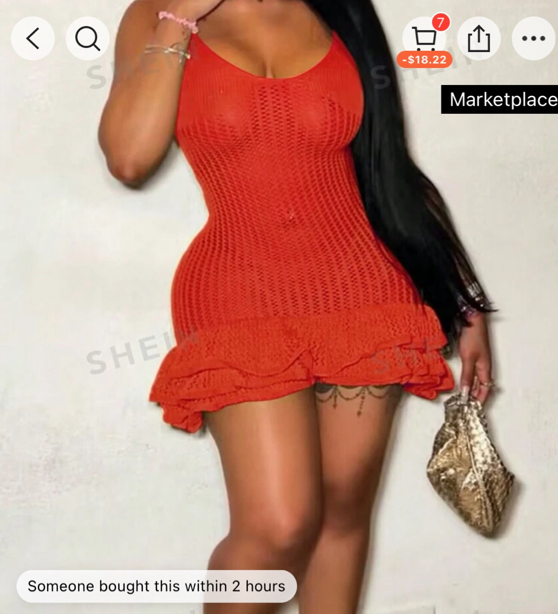 Ruffle hem dress

#LTKmidsize #LTKstyletip #LTKsalealert