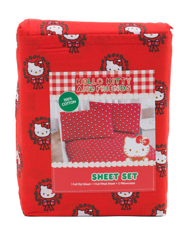 Hello Christmas Sheet Set | TJ Maxx