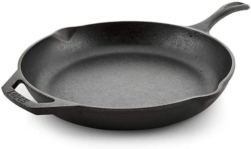 Lodge 12" Cast Iron Skillet - Chef Collection - Perfect Sear - Ergonomic Handles - Superior Heat ... | Amazon (US)