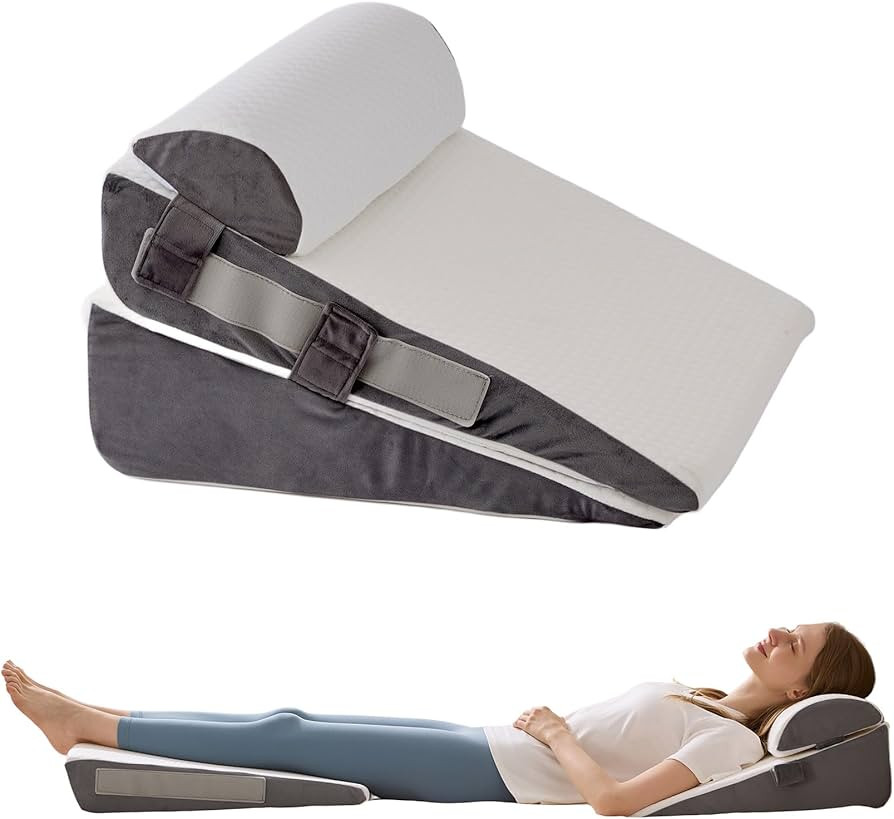 3Pcs Wedge Pillow Set for After Surgery,Acid Reflux Relief, Adjustable Bed Wedge Pillows for Slee... | Amazon (US)