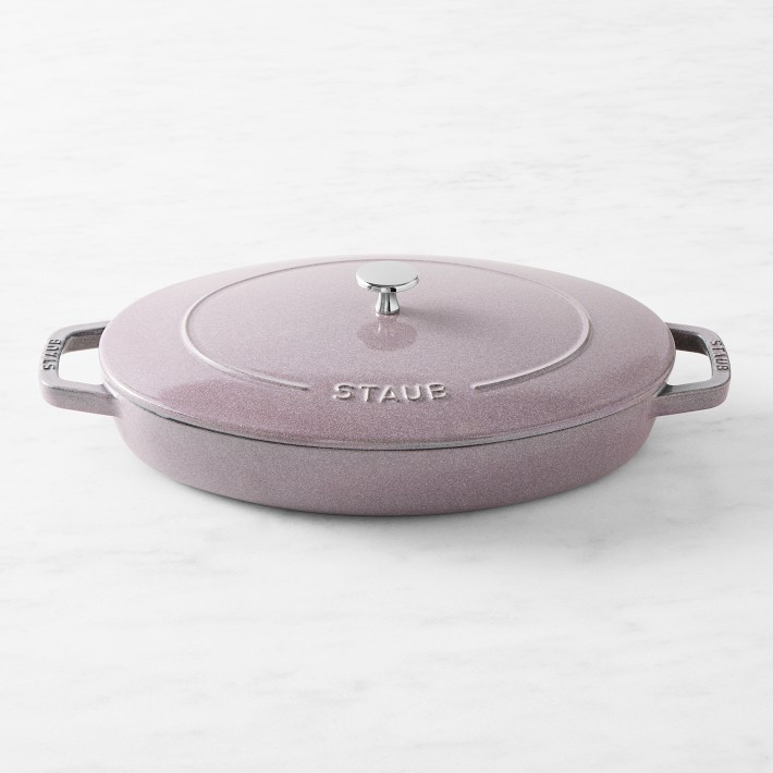 Staub Enameled Cast Iron Oval Gratin with Lid | Williams-Sonoma
