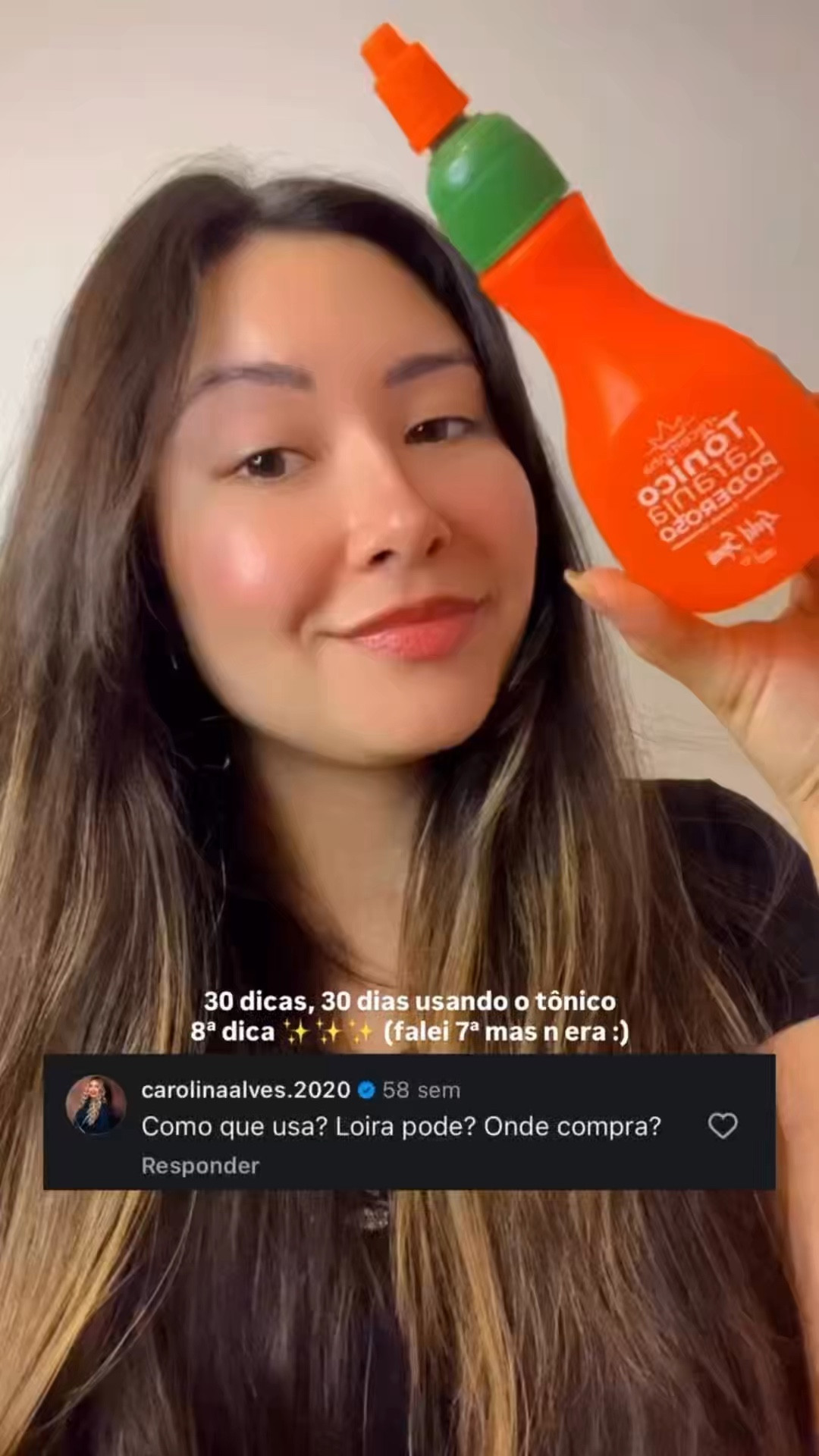8ª Dica de cabelo - tônico laranja poderoso Gold Spell ✨ 

Como usa? Loira pode? Compre aqui 👇
Tônico: https://pay.goold.club/aff/M7LKWO/CFA6VUZJ 
Grupo vip do insta: https://www.instagram.com/channel/AbbwU-pOy6Nh41cj/?igsh=MXc0OTNrZzl0Y3c3Mw== 
Grupo vip do whats: https://chat.whatsapp.com/KmRYJ1kntxKAYFOZ5DEkpr?mode=gi_t 

 #goldspellcosméticos #tonicopoderoso #dicadebeleza #quedadecabelo #crescimentocapilar  Gold Spell CO.

#LTKbrasil #LTKbeleza #LTKpromo