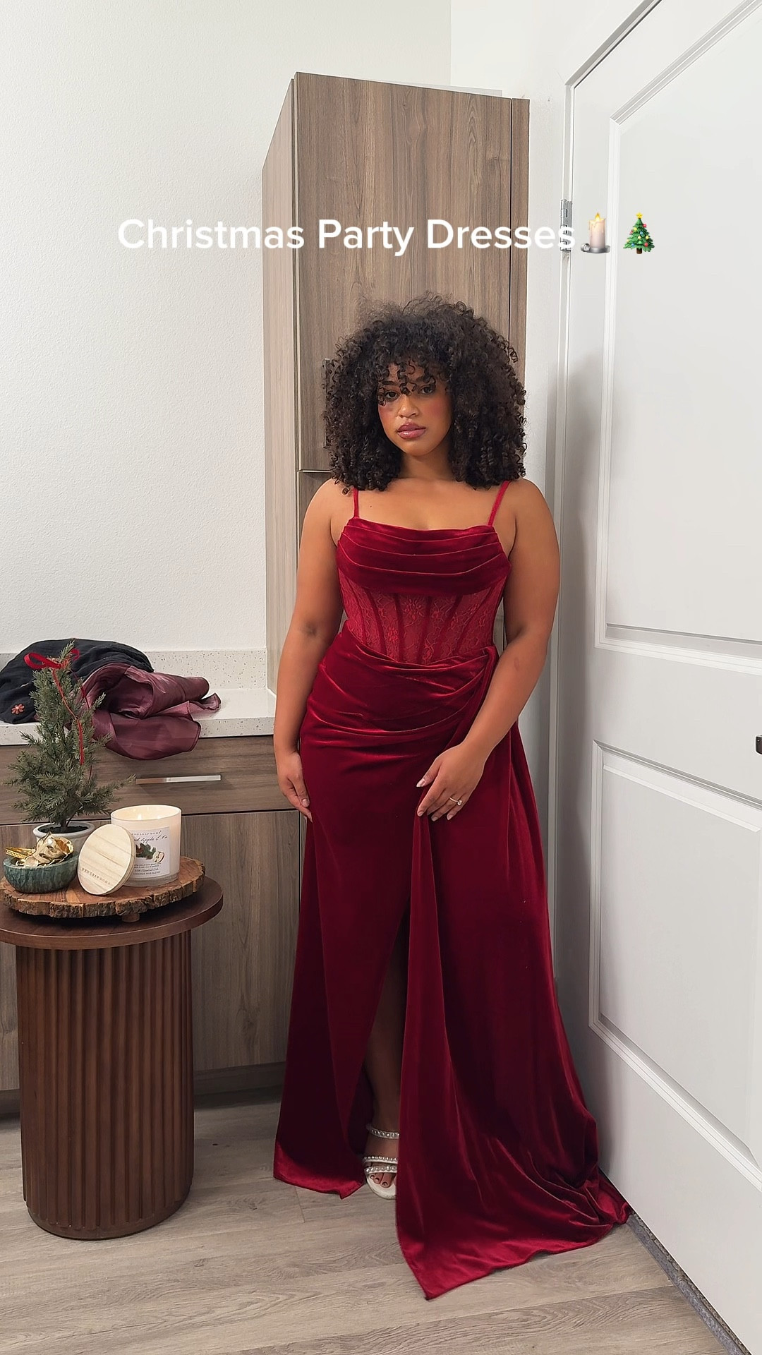 Holiday outfit inspo!! Holiday outfits that make me feel confident, chic, and put together!! Most of all they are all so comfortable and stretchy! Perfect for the holiday season!! The red dress is by Azazie and called the Burgundy Sheath Lace Velvet Dress

holiday outfit inspo
thanksgiving dress
dahlia dress free people
off the shoulder dress #LTKCyberWeek 

#LTKParties #LTKHoliday #LTKSeasonal