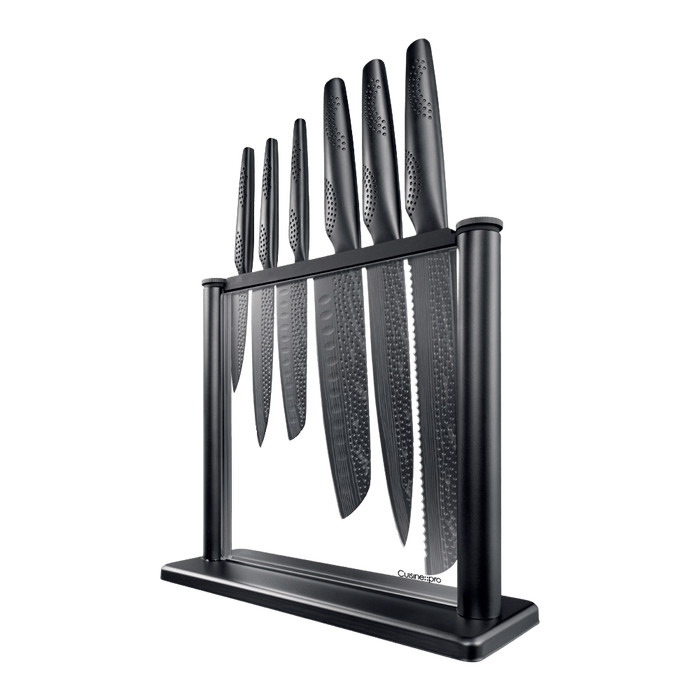 iD3® BLACK SAMURAI 7-Piece Gozen Knife Block | Nordstrom