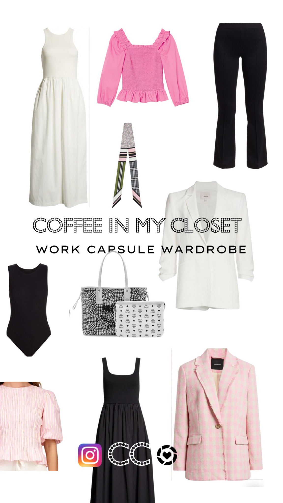 Coming soon to closetchoreography.com work capsule wardrobe pieces that you can easily mix-and-match to make more outfits than you need for a full week at work no matter what you do. Shop pieces from this sneak peek from @closetchoreography on Instagram live