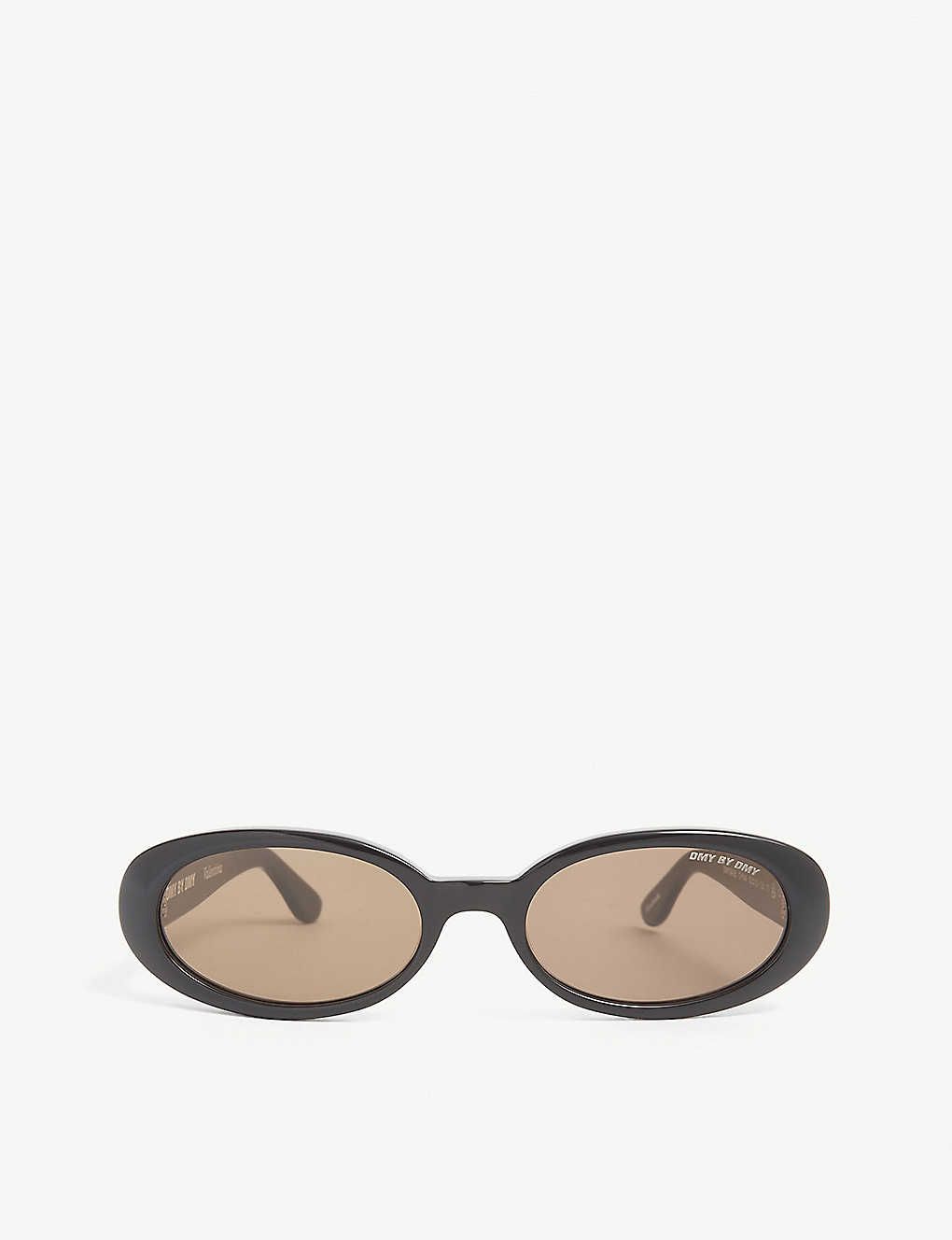 Valentina oval-frame acetate sunglasses | Selfridges