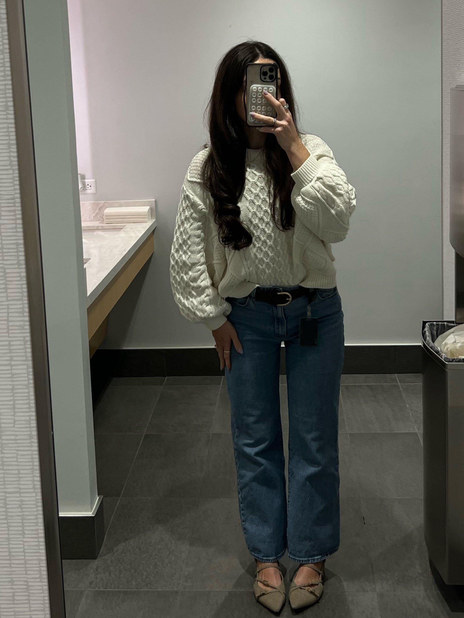 work ootd :) sweater is a rental from nuuly that I bought but found a nearly identical one online! Jeans are also a nuuly purchase but linking some similar styles from the same brand 

Office outfit, office ootd, business casual, workwear inspo

#LTKFindsUnder50 #LTKFindsUnder100 #LTKWorkwear