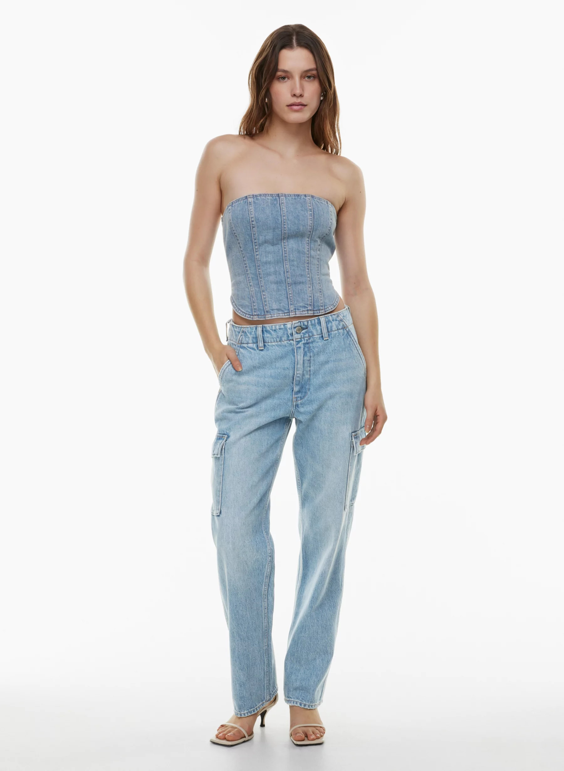 THE '90S EDIE LO-RISE CARGO JEAN | Aritzia
