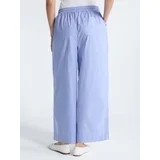 Free Assembly Women's and Women's Plus Cotton Poplin Cropped Wide Leg Pants, 26" Inseam, Sizes XS... | Walmart (US)