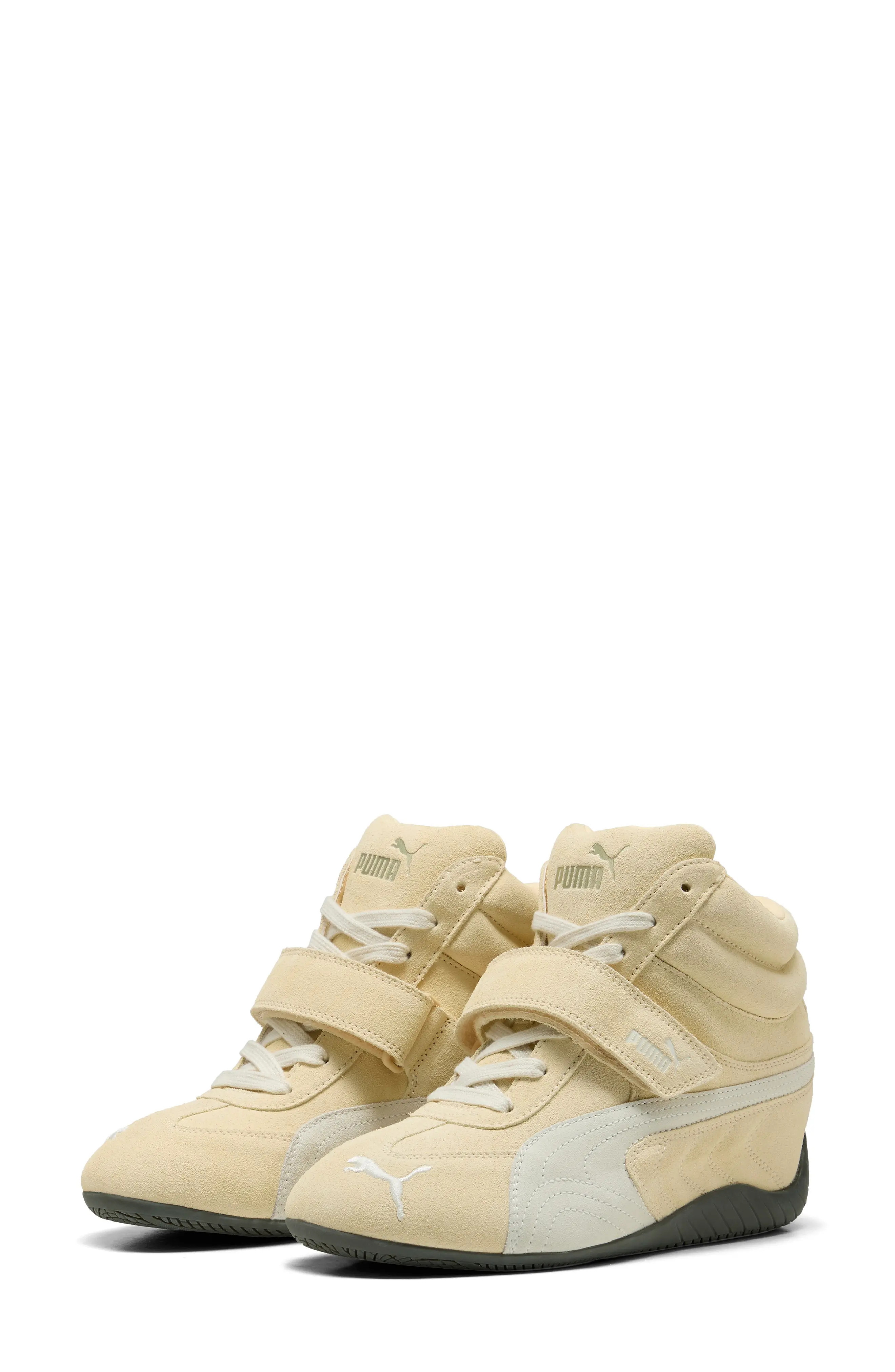 PUMA Speedcat Wedge Sneaker in Buttercream/Gum at Nordstrom, Size 8 | Nordstrom