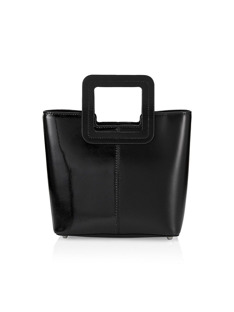 Women's Mini Shirley Split Leather Tote - Black | Saks Fifth Avenue