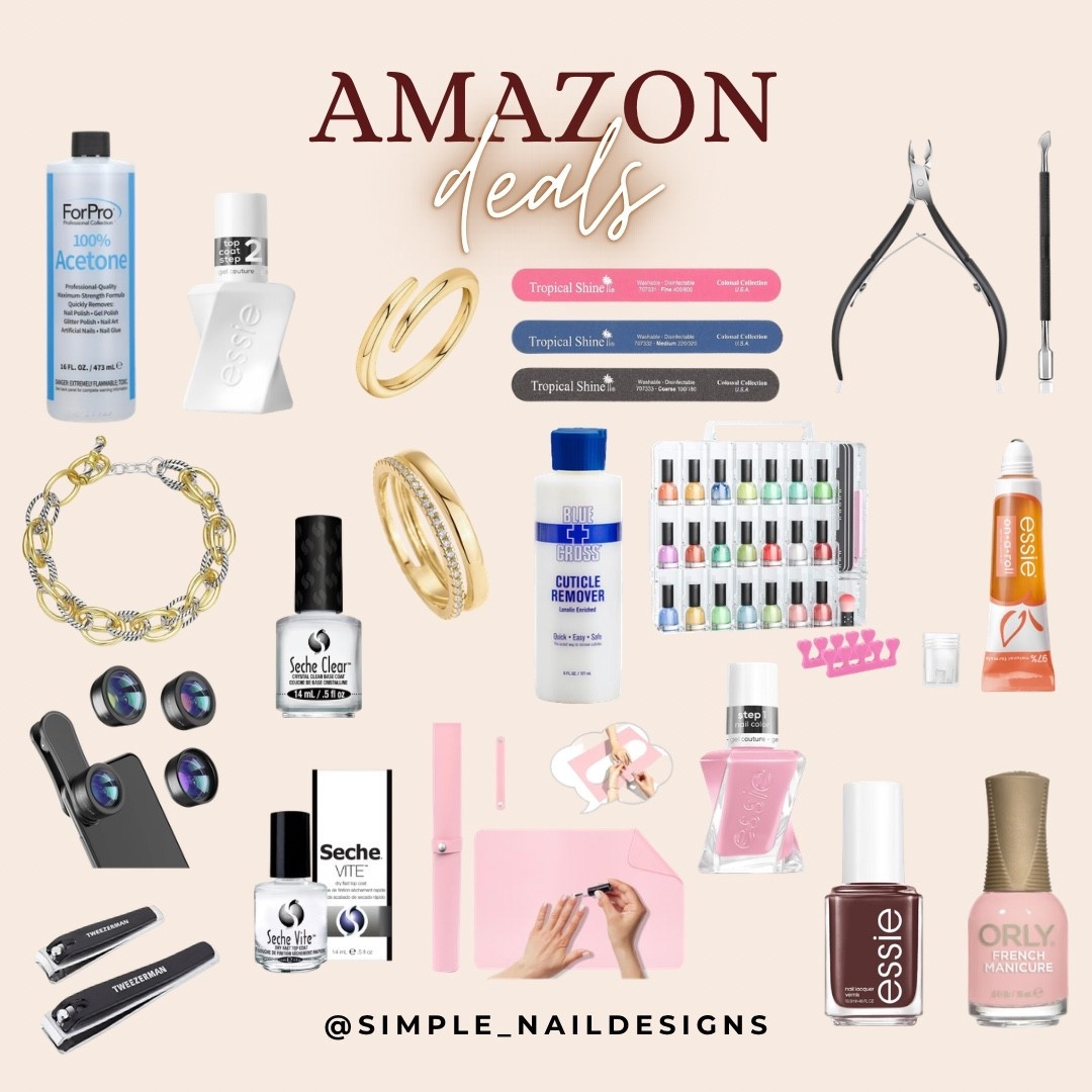 Nails, Jewelry & Desk Items | Amazon Deals 

*Heart this post and be notified of price drops | then shop from your Favorites*

#nails #nailessentials #jewelry #desk #amazondeals #nailmusthaves #diynails #diy #amazon #amazonfinds #essie #orly #tweezerman #seche #pavoi #nailpolish 
#regularnailpolish 

#LTKHome #LTKBeauty #LTKselfcare