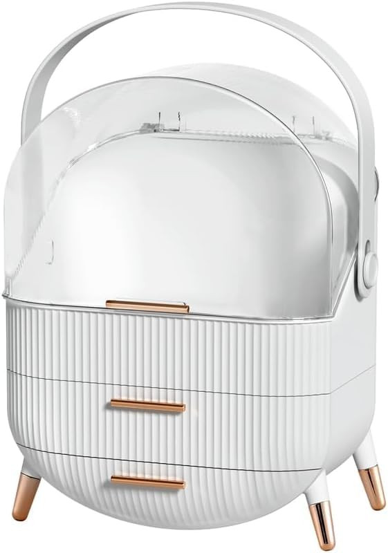 Neo Three Layer Cosmetic Makeup Vanity Beauty Storage Organiser Skincare Display Box Case Holder ... | Amazon (UK)