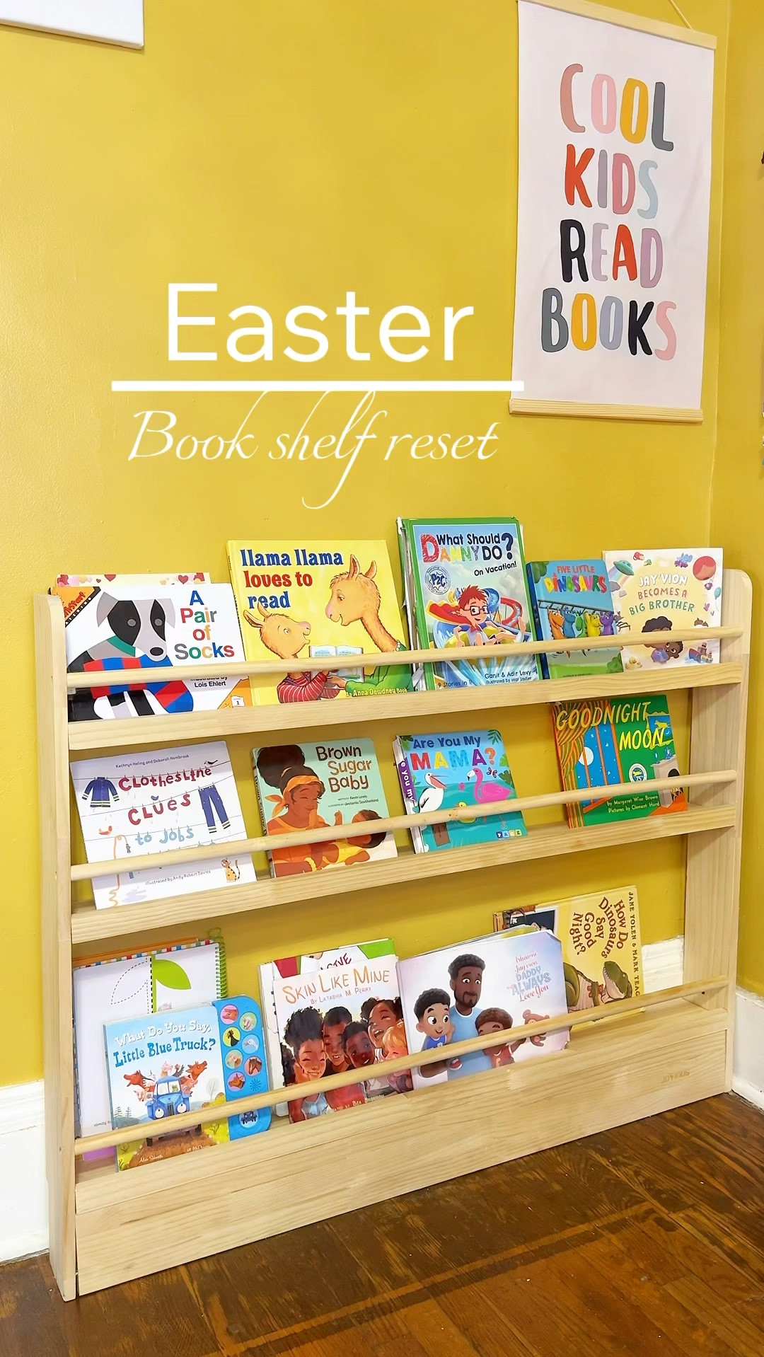 Organizing Easter themed Book shelf 

#LTKfamily #LTKhome #LTKkids