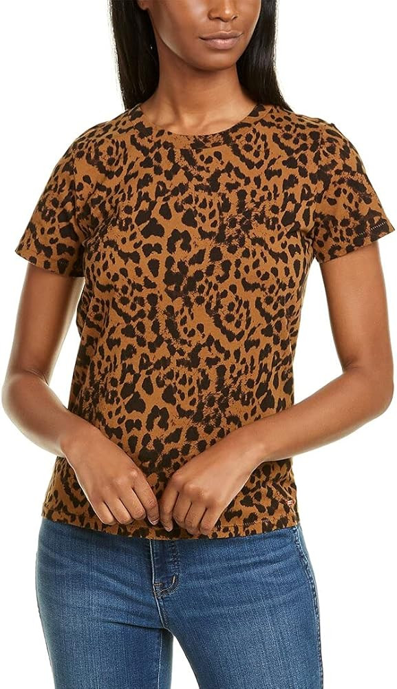 n:PHILANTHROPY Women's Jigsaw Casual Round Neck Short Sleeve T Shirt | Amazon (US)