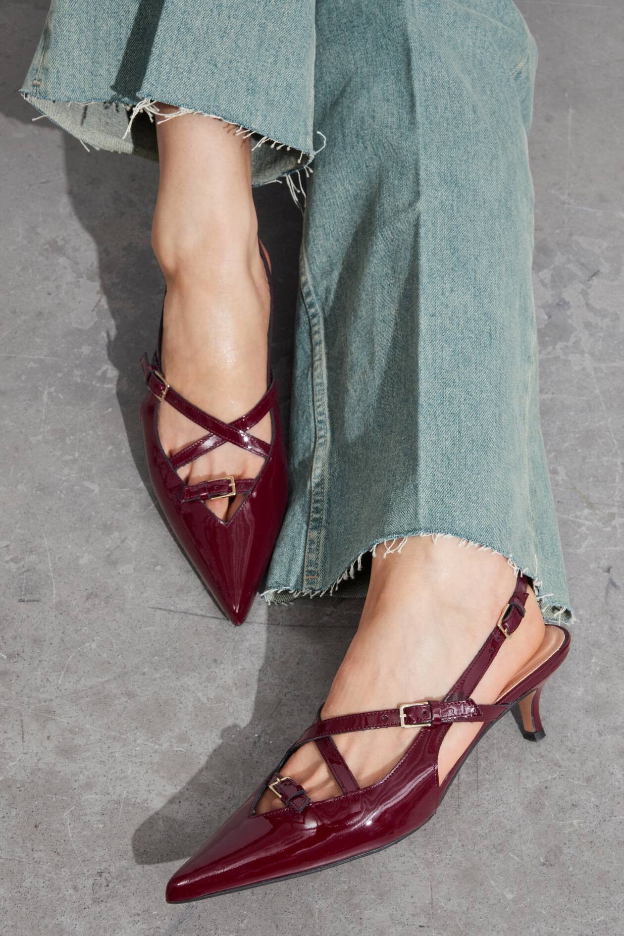 Verzierte Slingback-Pumps | H&M (DE, AT, CH, NL, FI)