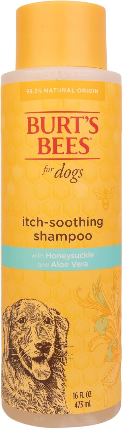 Burts Bees for Pets Itch Soothing Dog Shampoo, Honeysuckle, 16 Fl Oz | Amazon (US)