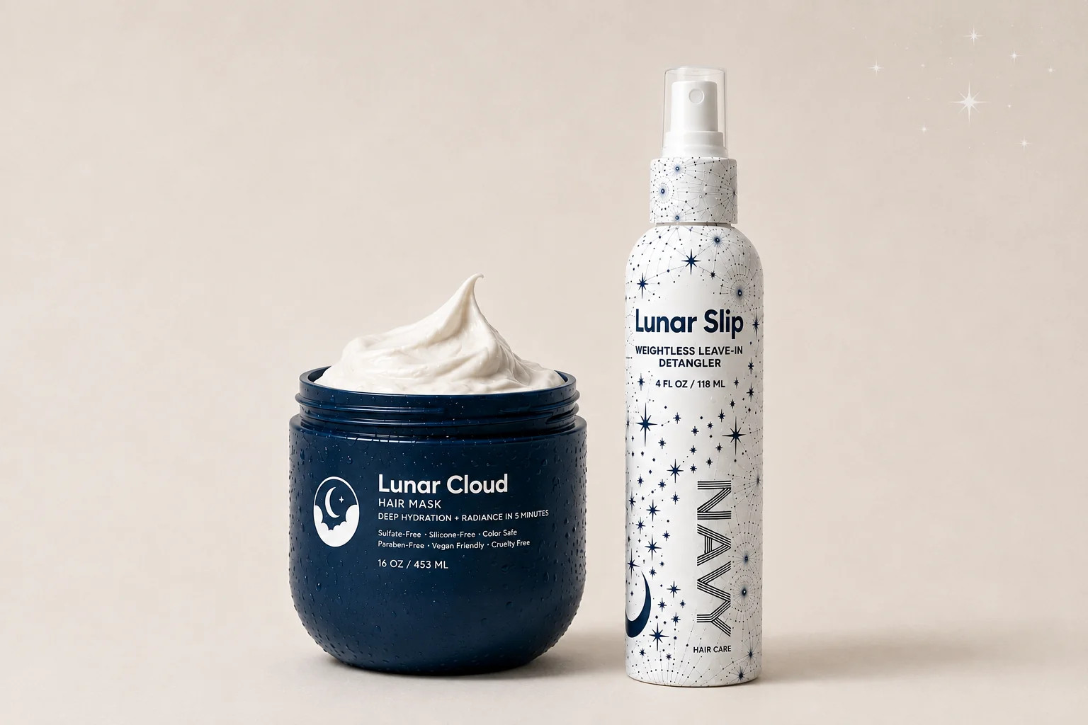 The Lunar Duo: Lunar Slip + Lunar Cloud Kit | NAVY Hair Care