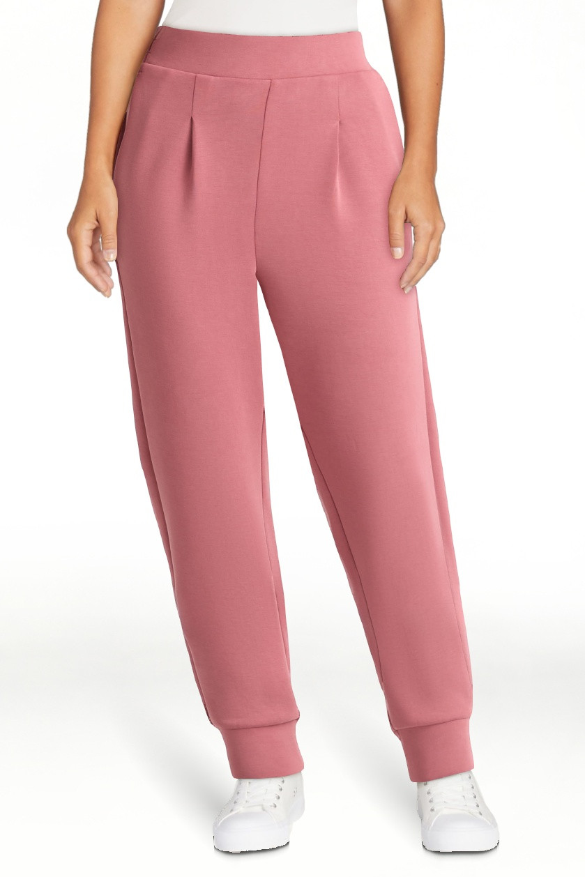 Avia Women's and Women's Plus Knit Pleat Joggers with Pockets, Size XS-4X | Walmart (US)