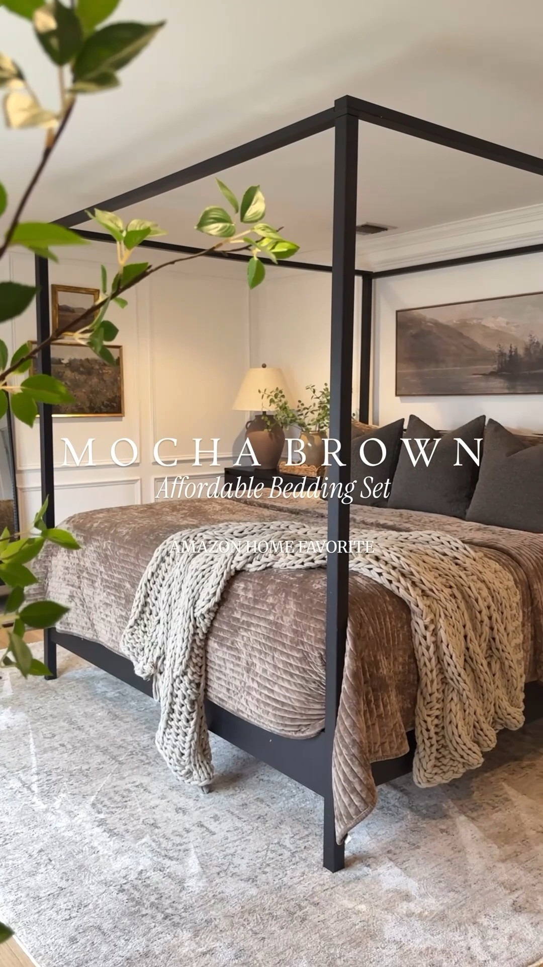 I first shared my mocha brown velvet quilt last February and it’s been best seller month after month. Cozy, earthy bedding and bedroom decor that’s affordable. Perfect for fall or year-round. Available at both Amazon and Wayfair. 🤎

#LTKSaleAlert #LTKSeasonal #LTKHome