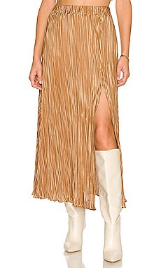 LPA Blair Skirt in Brown from Revolve.com | Revolve Clothing (Global)