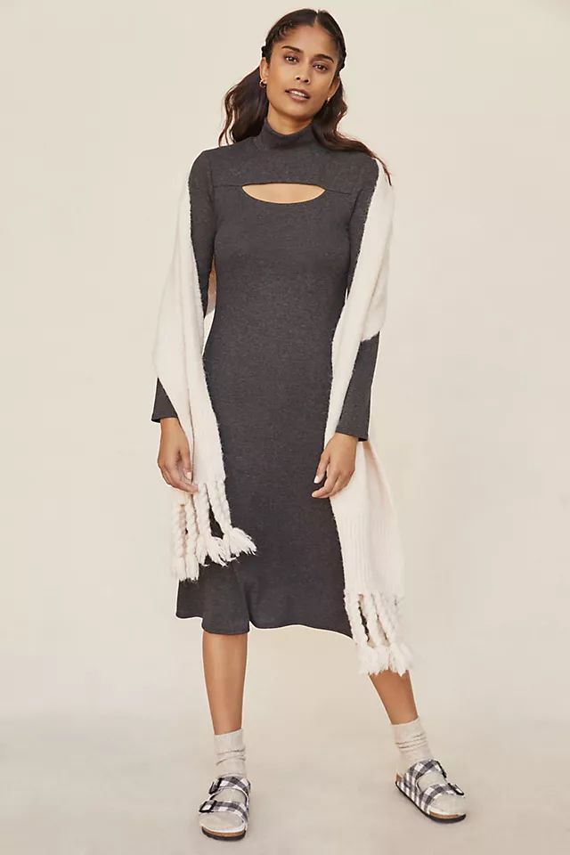 Cut-Out Midi Dress | Anthropologie (US)