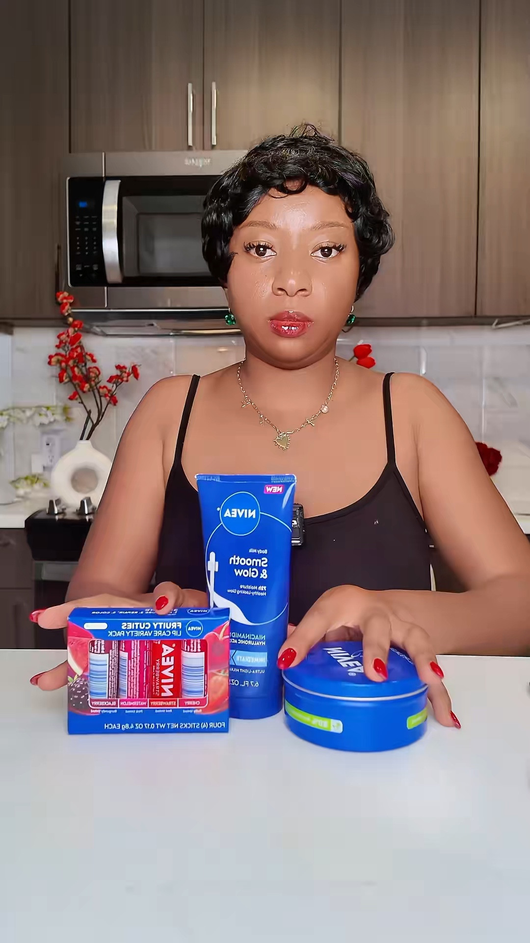 Dealing with rough, flaky body skin, compromised barrier, and dry, cracked lips? 💧✨

Environmental stressors, dry air, and hot showers can quickly strip skin of moisture, leaving it feeling tight, dull, and uncomfortable. But head-to-toe hydration doesn't have to be complicated! 🫐💙

Restore your skin barrier with these NIVEA Deep-Moisture Essentials:

Smooth & Glow Body Milk (Niacinamide + Hyaluronic Acid): An ultra-light milky serum lotion that improves skin texture and delivers 72-hour moisture for a healthy glow.

Classic NIVEA Creme (13.5 oz Tin): The iconic rich formula for intense spot-moisturization on dry elbows, knees, and extra-thirsty patches.

Fruity Cuties Lip Care Variety Pack: Keeps lips soft, juicy, and hydrated with a subtle pop of fruity color and shine (Cherry, Strawberry, Watermelon, & Blackberry).

Lock in moisture, smooth out texture, and keep your skin glowing all day long! 💧✨ 

 #LTKselfcare #LTKOver40 #LTKBeauty