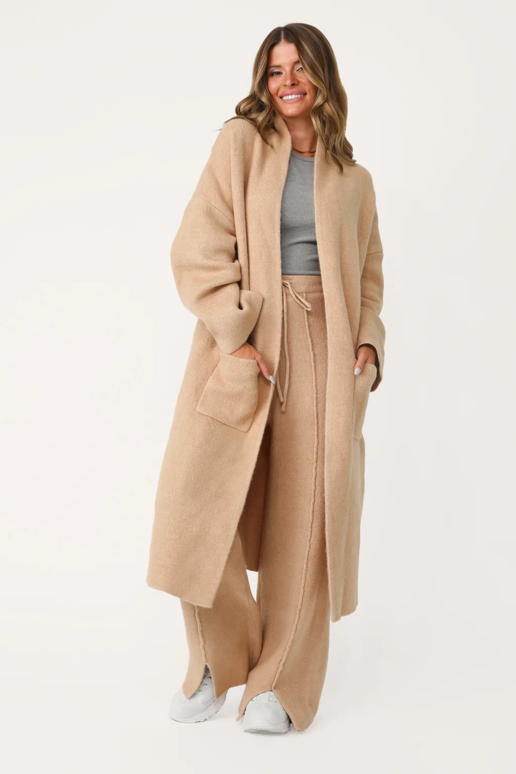 OATMEAL SWEATER DUSTER | Kittenish