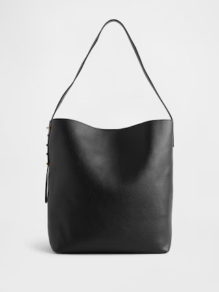Vegan Leather Bucket Tote Bag | Gap (US)