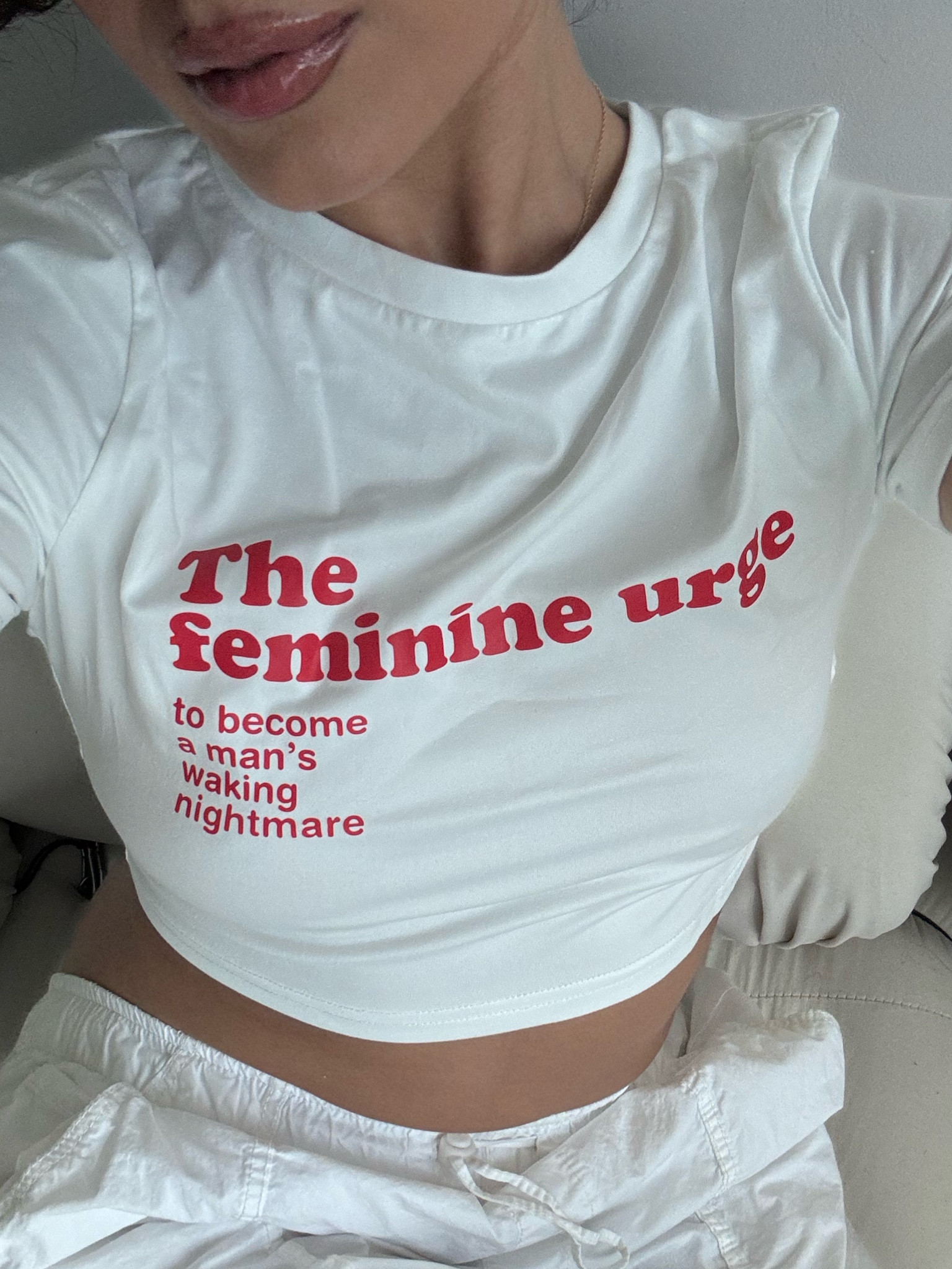 The feminine urge T shirt!!

#LTKstyletip #LTKU #LTKAsia
