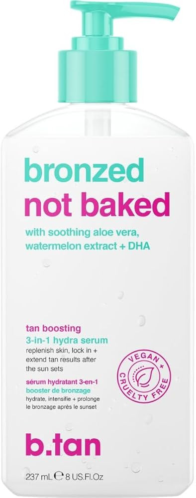 B.TAN After Sun Tan Extender Lotion | Bronzed Not Baked - Skin Tan Boosting Hydration Gel, Infuse... | Amazon (US)