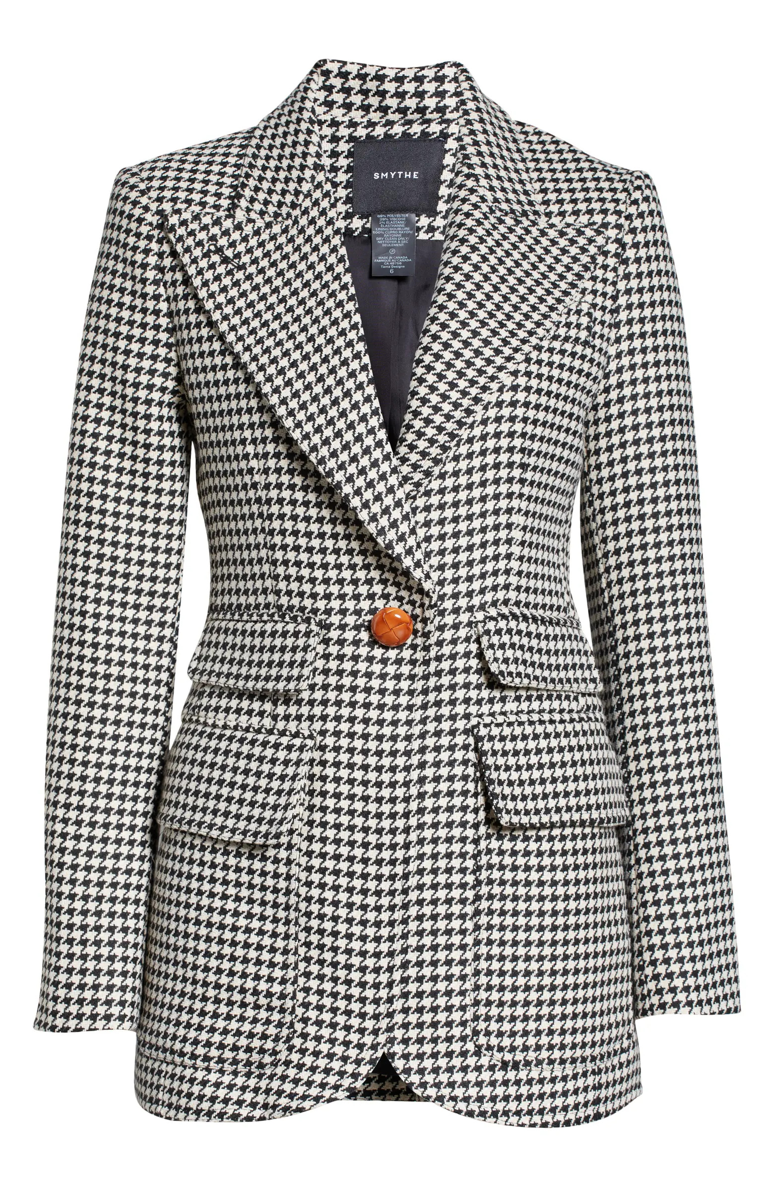 Smythe Birkin Houndstooth Check Blazer | Nordstrom | Nordstrom Canada