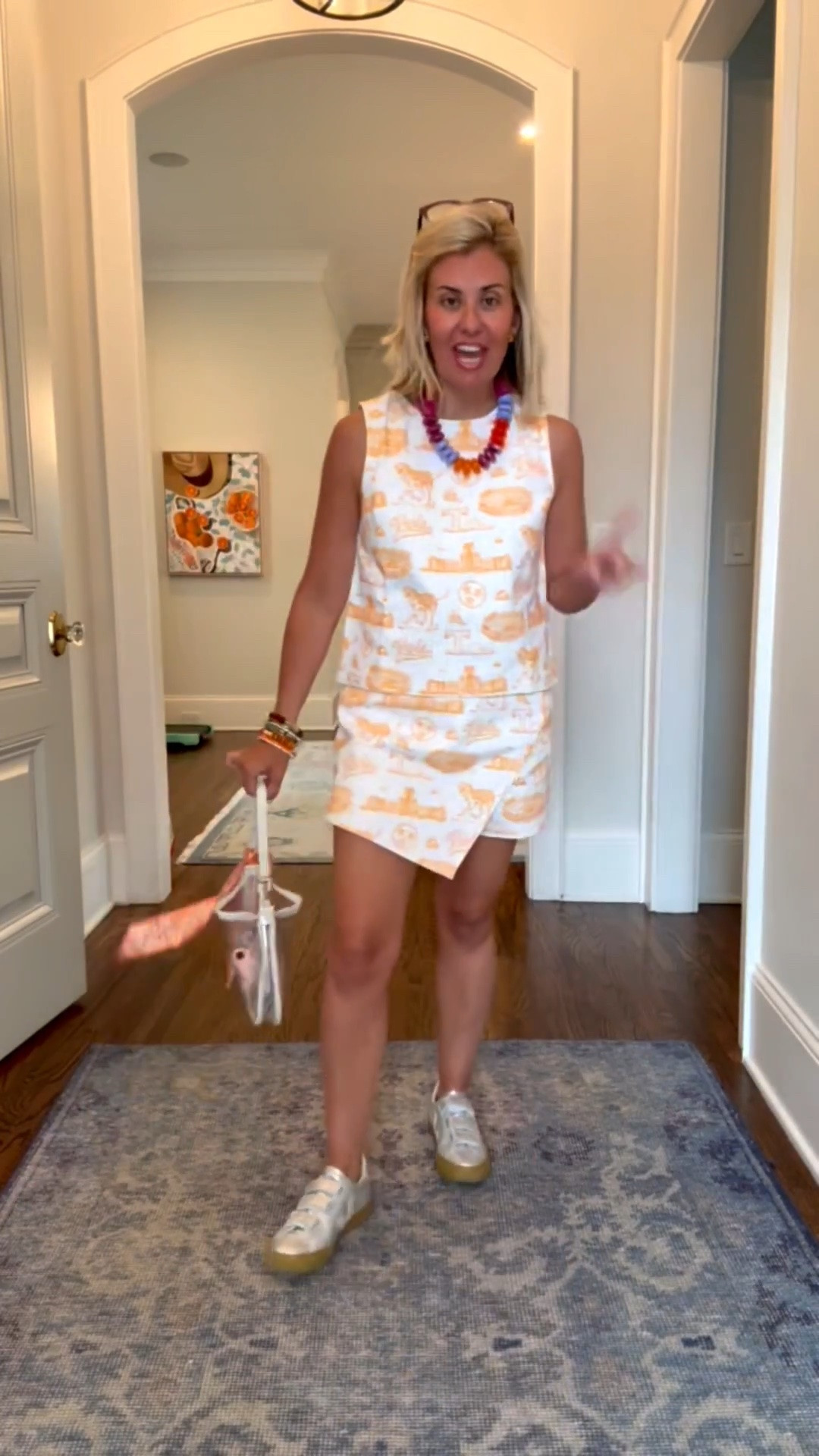 Oh my cuteness!! Stewart Simmons for the WIN!! Yall know I love my VOLS and I could not wait any longer to try this on. I’m wearing XS in top and skort. 

*Code - MIXANDMATCH15 at Stewart Simmons
*Code - Catherine20 at Allie + Bess

#LTKSeasonal #LTKOver40 #LTKdayinmylife