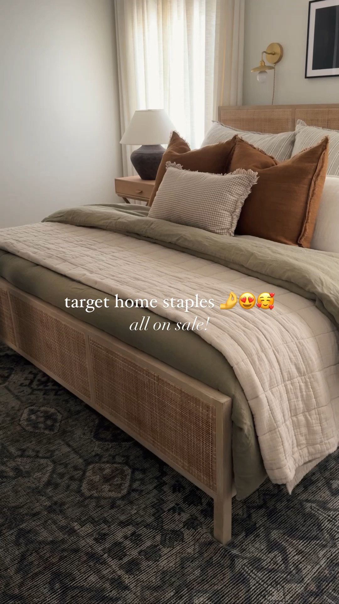 Five Target staples, all up to 20% off!

+ my chunky knit throw is seriously my favorite! I have the natural color in king size, on sale and under $50!
+ we have the olive green bath towels (sheet size) and love the earthy color!
+ this marble tray is so pretty and heavy! Great quality, and only $16. So many uses! I just got the matching marble canister. 
+ the cutest bath mat for $16!

Follow @frengpartyof6 for affordable neutral home finds and inspiration!

#primarybedroom #organicmodern #primarybathroom #bedroominspo #targetfinds#bedroomdesign #lightandbright #ltkhome 


#LTKsalealert #LTKfindsunder50 #LTKhome