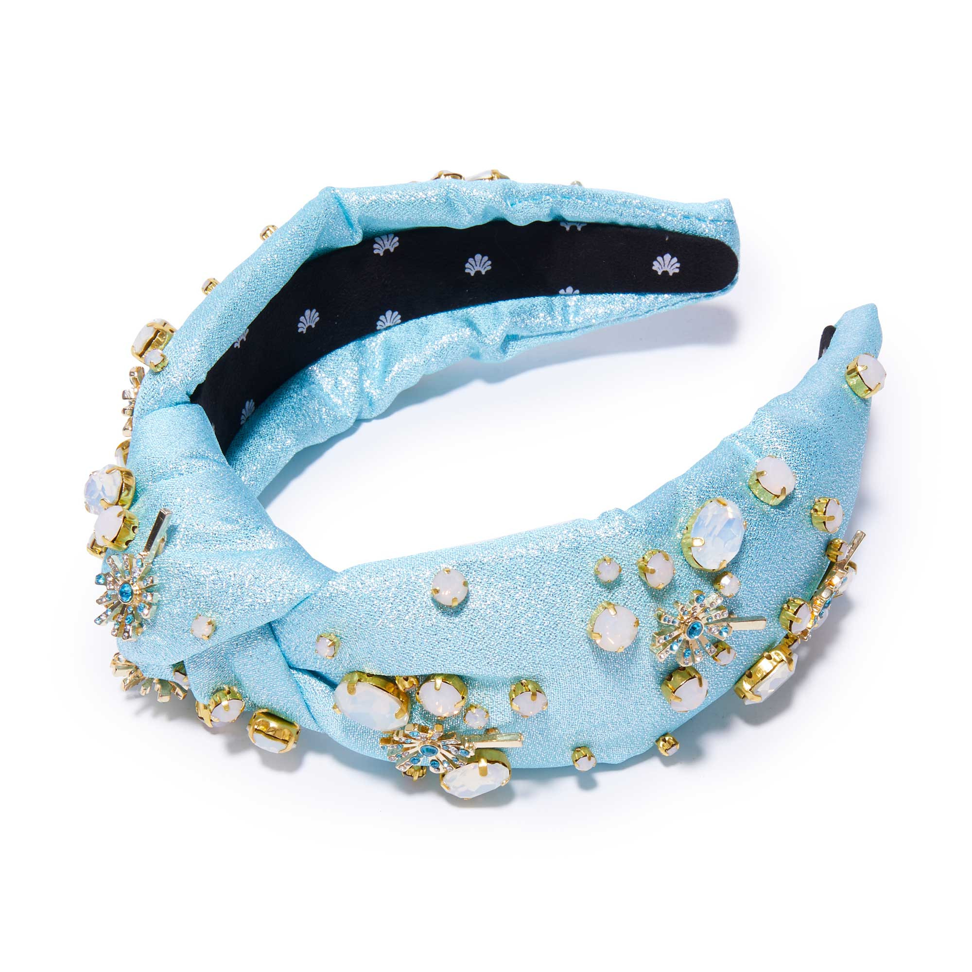 BUBBLE BLUE LELE SADOUGHI X WICKED KNOTTED CRYSTAL WAND HEADBAND | LELE SADOUGHI