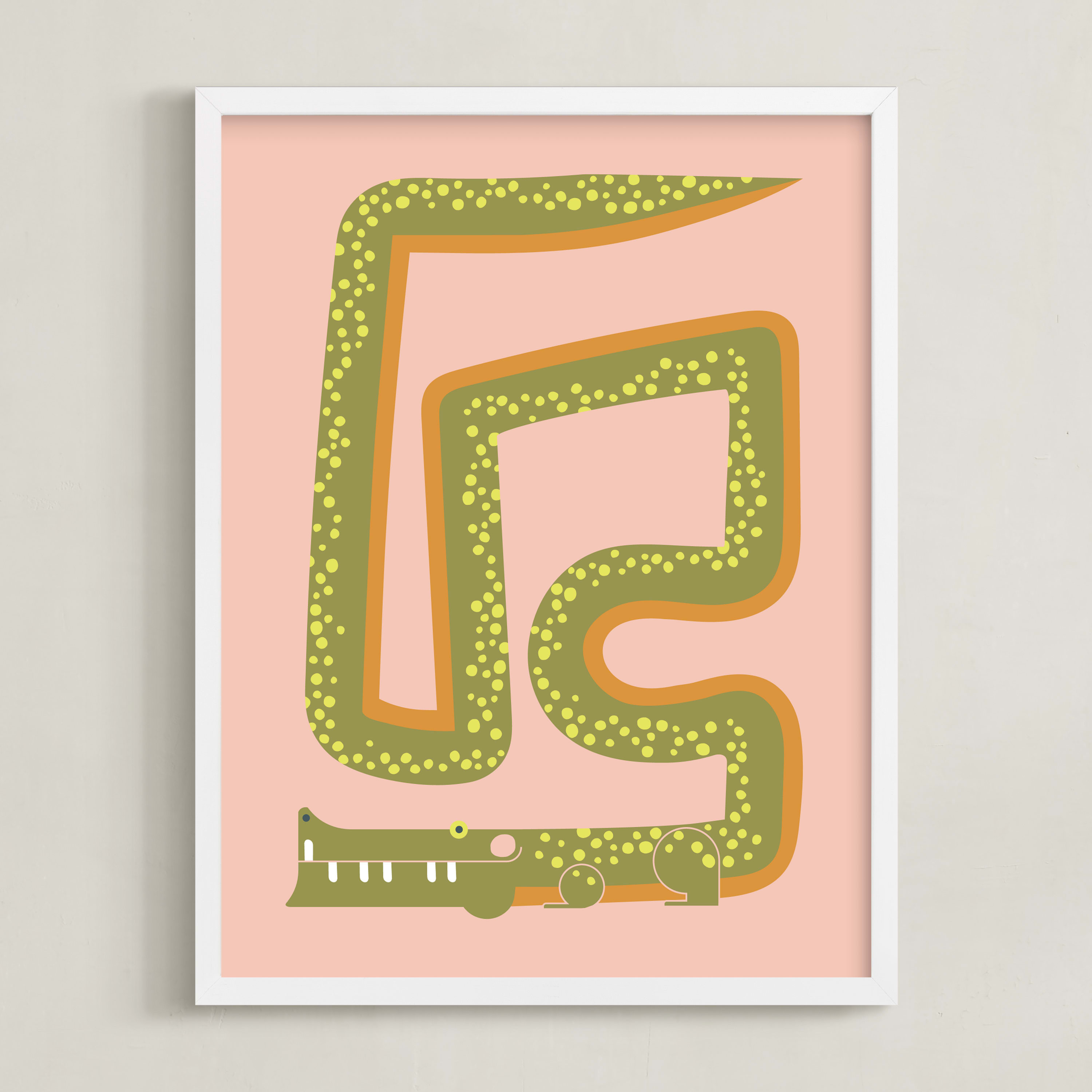 Twisty Alligator | Minted