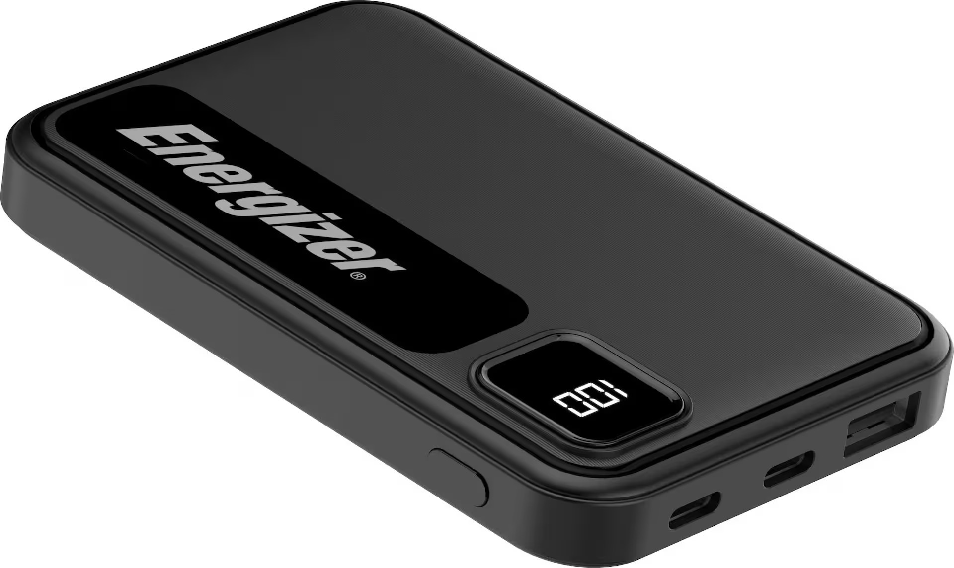 Energizer - MAX 5,000mAh 15W USB-C 3-Port Universal Portable Battery Charger/Power Bank w/ LCD screen for Smartphones & Accessories - Black | Best Buy U.S.