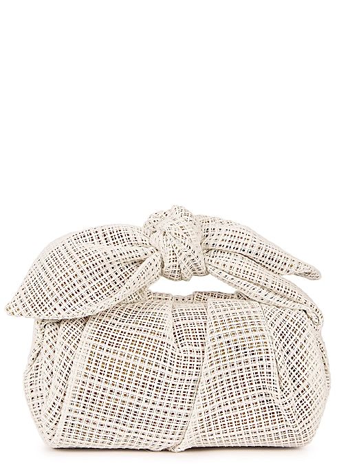 Nane ivory open-knit top handle bag | Harvey Nichols (Global)