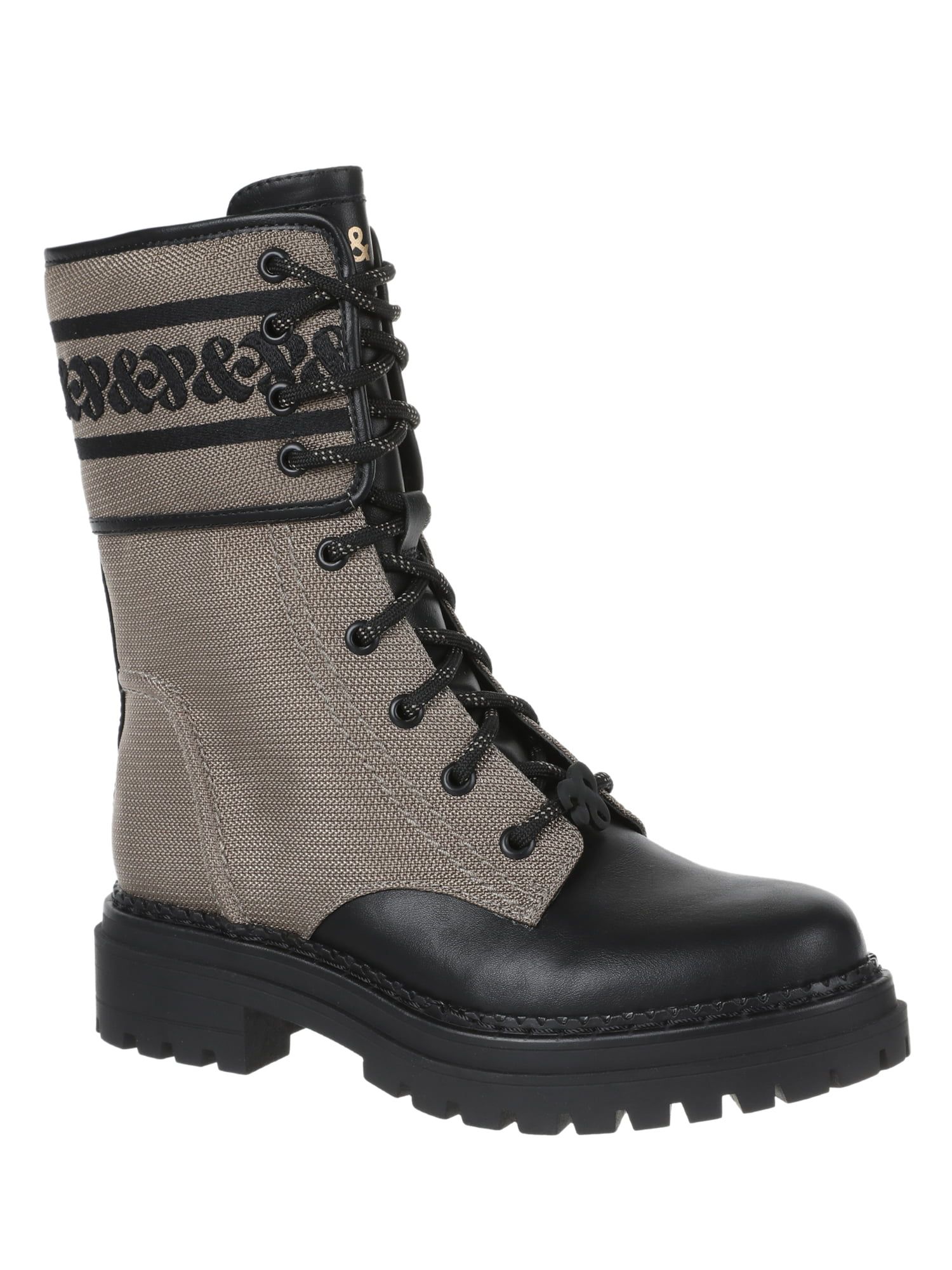 Sam & Libby Women's Stella Embroidered Combat Boot | Walmart (US)